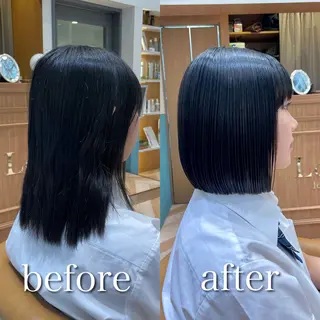 韓国/ハッシュカット /レイヤー🧸‎千純のヘアスタイル