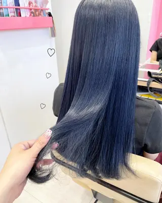 セミロング カラー 新宿駅近♡個室 ♡関口三都季🌜のヘアスタイル