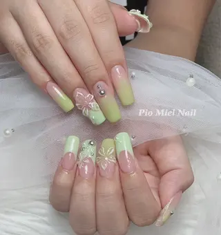 ネイル HANA 長さだしのネイルデザイン