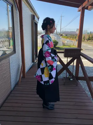 ロング ヘアアレンジ 田中 佐枝子のヘアスタイル
