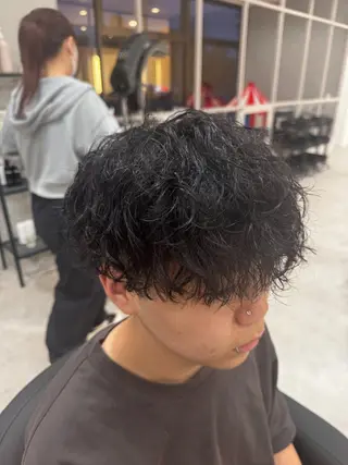 パーマ 🫧透明感カラー🫧 ロン毛美容師のヘアスタイル