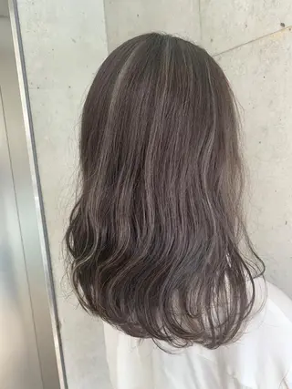 セミロング 市村 正義のヘアスタイル