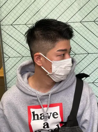 メンズ 渋谷/フェード/ 國分 翔のヘアスタイル