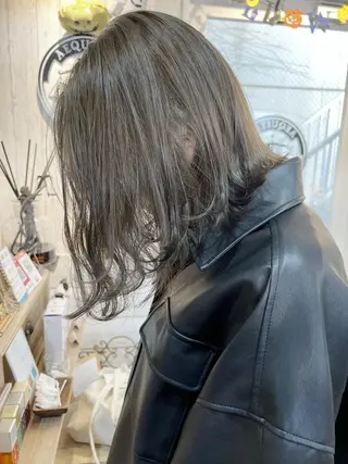 ミディアム 初めてでも失敗しない 透明感カラー　Miiのヘアスタイル