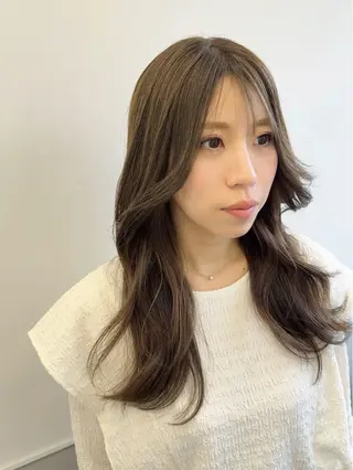 ロング カラー 韓国ヘア🇰🇷 スズキのヘアスタイル