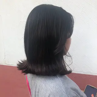 ミディアム つばた みゆ🦋のヘアスタイル