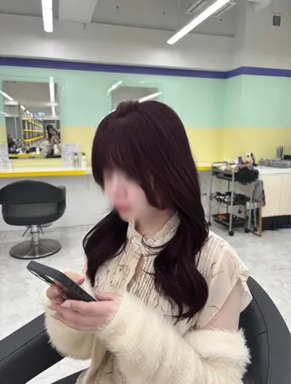 カラー 透明感🫧韓国 🫧hana🫧のヘアスタイル