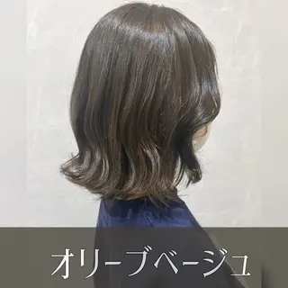 ミディアム カラー 癖毛改善縮毛矯正 /中山なかやまのヘアスタイル