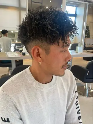 パーマ メンズ AKI 🐉のヘアスタイル