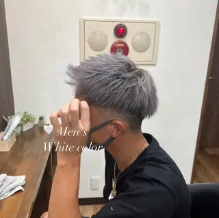 ショート カラー メンズ 石津 優菜のヘアスタイル