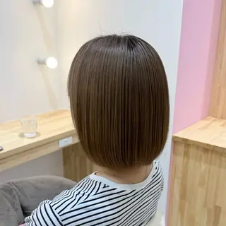 ミディアム カラー ゆんな/清潔感ｶｯﾄ 透明感ｶﾗｰ🥯のヘアスタイル