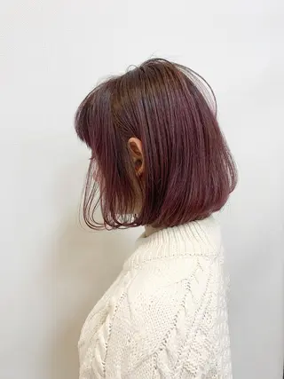 ショート レイヤー×縮毛矯正 深見 拓のヘアスタイル