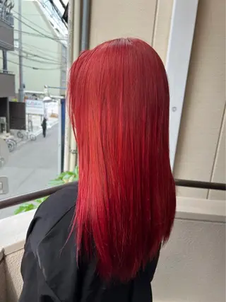 ロング カラー ヘアアレンジ 髪質改善ケア特化 石田のヘアスタイル