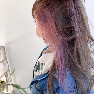 ミディアム カラー 中屋恵美🎨 Designカラーのヘアスタイル