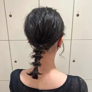 セミロング ヘアアレンジ 🌷川崎/ボブ/ アレンジ/コトネ🌷のヘアスタイル