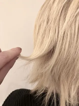 ショート シールエクステ×美髪 改善/ヨシモトカンジのヘアスタイル