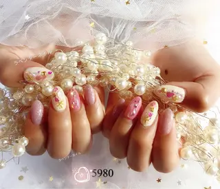 ネイル ラベンダー💖日暮里 ルル💖ネイルのネイルデザイン