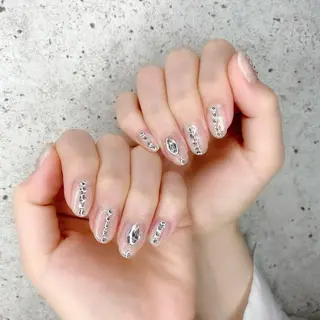 ミディアム カラー パーマ ヘアアレンジ メンズ キッズ ネイル マツエク・マツパ Salon Ｋのネイルデザイン