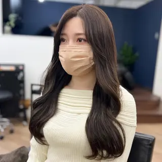 セミロング カラー パーマ ヘアアレンジ メンズ キッズ ネイル マツエク・マツパ アイブロウ 渋谷レイヤーカット❌ 縮毛矯正専門/武田涼のヘアスタイル