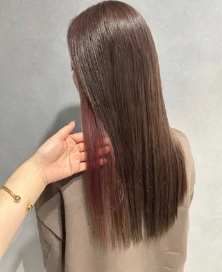 ロング カラー 唐澤 千尋のヘアスタイル