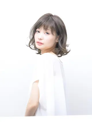 ミディアム カラー ヘアアレンジ 石川 友美のその他イメージ