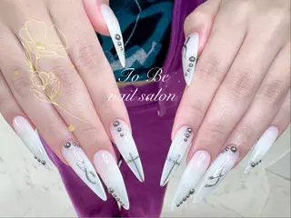 ロング Nail Salon To Be珈月のネイルデザイン