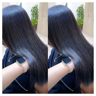 セミロング カラー 村山 茉衣のヘアスタイル