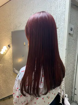 ロング カラー 小林 千紗のヘアスタイル
