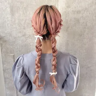 ロング ヘアアレンジ 絶対可愛い宣言💝横 浜エクステみさき🪄のヘアスタイル