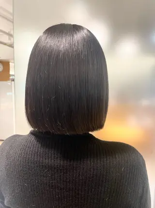 ミディアム 美髪矯正・ブリーチ 矯正🫧秋元ゆたかのヘアスタイル