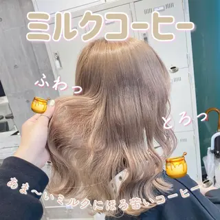 ロング カラー ダブルカラー特化💍 tiam💍韓国ヘアのヘアスタイル
