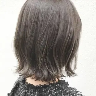 ミディアム カラー HATSUMEI ゆうまのヘアスタイル