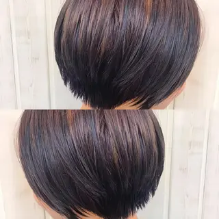 ショート カラー 縮毛矯正×髪質改善 店長　DAITOのヘアスタイル