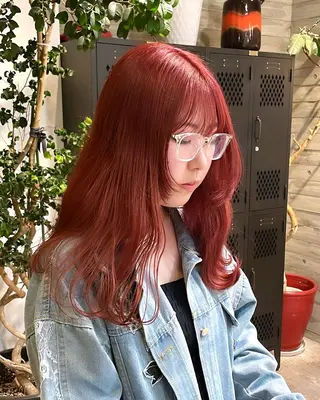 セミロング カラー 色落ち綺麗透明感カラ /ボブ/ナカツヒカルのヘアスタイル