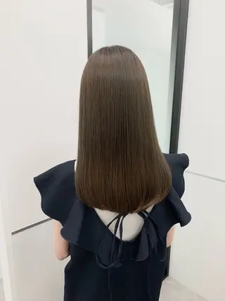 セミロング カラー 本格ヘッドスパ🌿 ×ヘア 佐藤のヘアスタイル