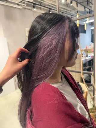 ロング カラー ハイトーン/うる艶 カラー Mioのヘアスタイル