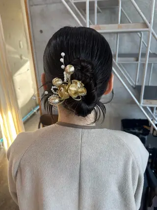 ロング ヘアアレンジ 大林 エリコのヘアスタイル