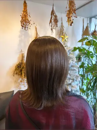 ミディアム カラー silk🕯 hikaruのヘアスタイル