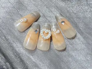 ネイル H3 Nail Tsuki🦋💙のネイルデザイン