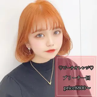 ミディアム カラー パーマ ヘアアレンジ メンズ キッズ ネイル マツエク・マツパ 🫧渋谷美容師 たくみ🫧のヘアスタイル