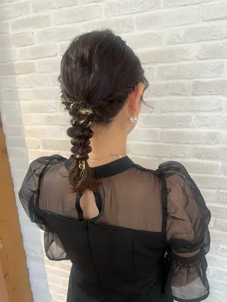 セミロング ヘアアレンジ Topstylist YUKIのヘアスタイル