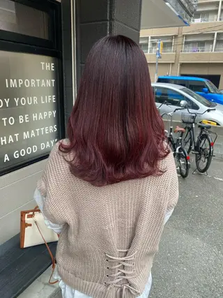 カラー 中富 🍪みなのヘアスタイル