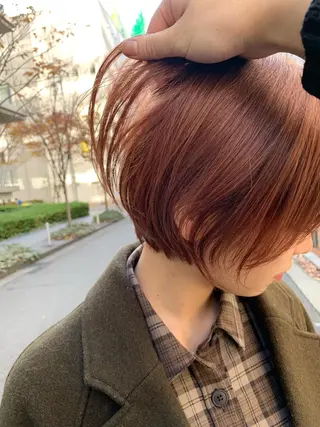 ショート 福山 晴香のヘアスタイル