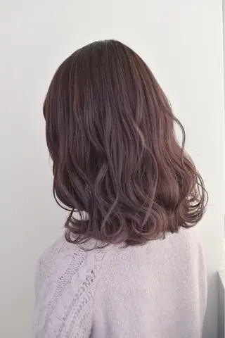 ミディアム カラー 【透明感、艶髪】西村 有司のヘアスタイル