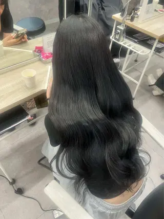 ロング カラー サトウ ユメリのヘアスタイル