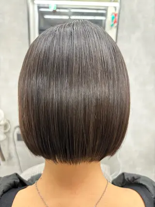 ミディアム カラー すぐ巻ける縮毛矯正 🍀勝倉　麗のヘアスタイル