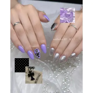 ロング RUALLY 店長 NANO.*⑅¨̮♡のネイルデザイン