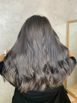 ロング カラー 中川歩 髪質改善 ツヤカラー【横浜】のヘアスタイル