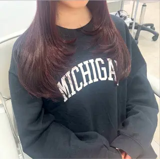 ロング カラー 透明感×艶髪/ 韓国レイヤー／MIOのヘアスタイル