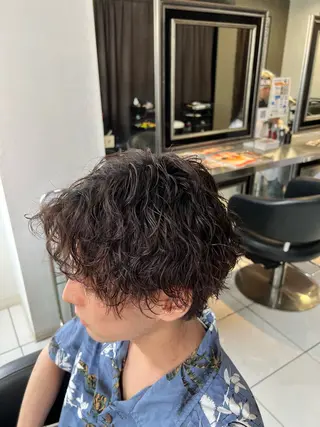 パーマ メンズ パーマ特化美容師 茂木広幸のヘアスタイル
